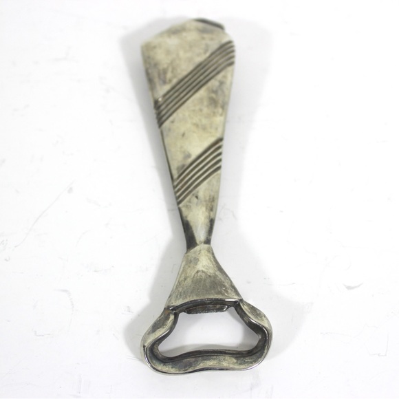 Silver Tie Shaped Bottle Opener, Beer or Pop Bottle Opener in the Shape of A Tie - Picture 4 of 5